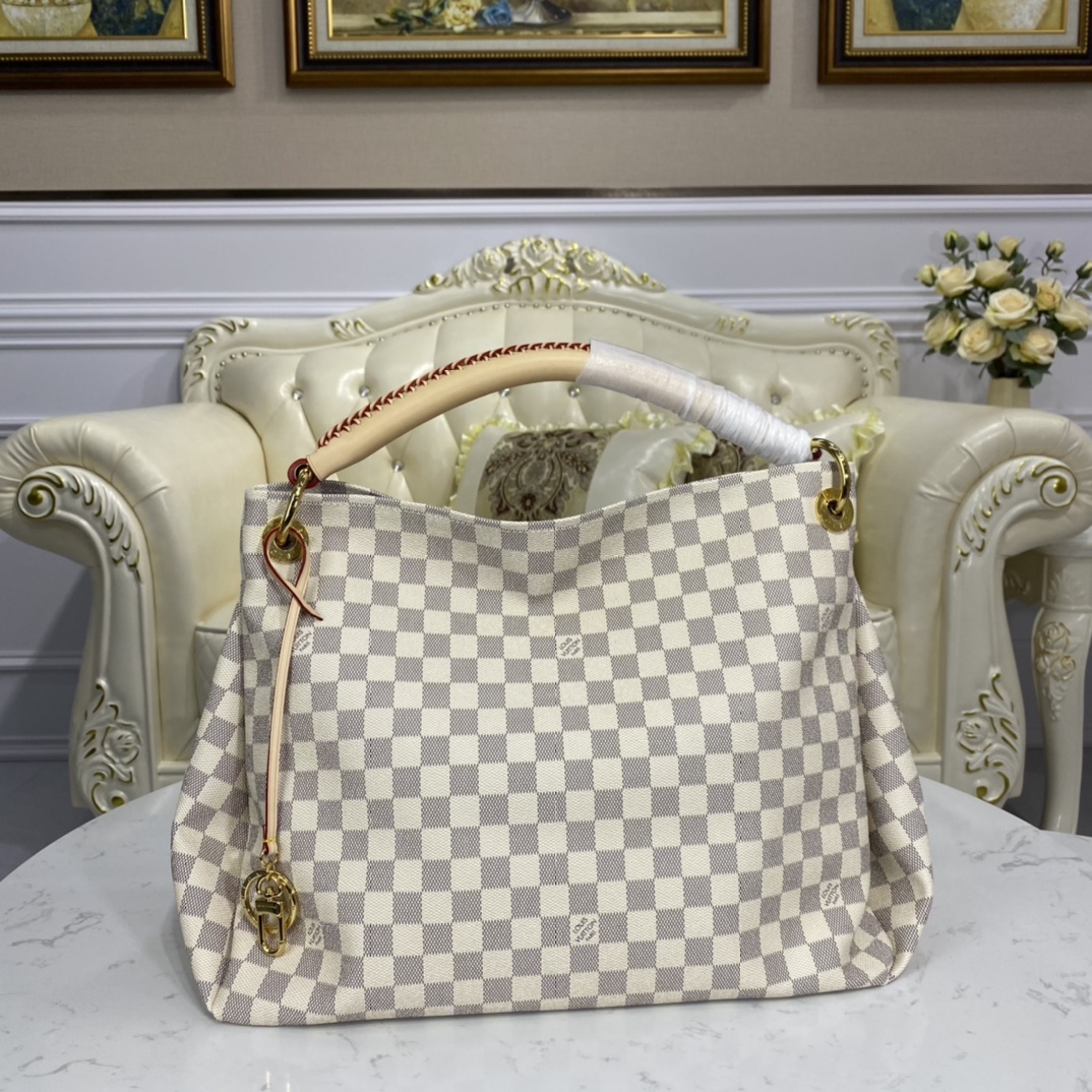 Louis Vuitton ARTSY MM Handbag Damier Azur N40253